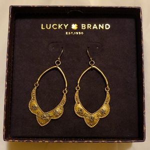 Lucky Brand Gold drop earrings